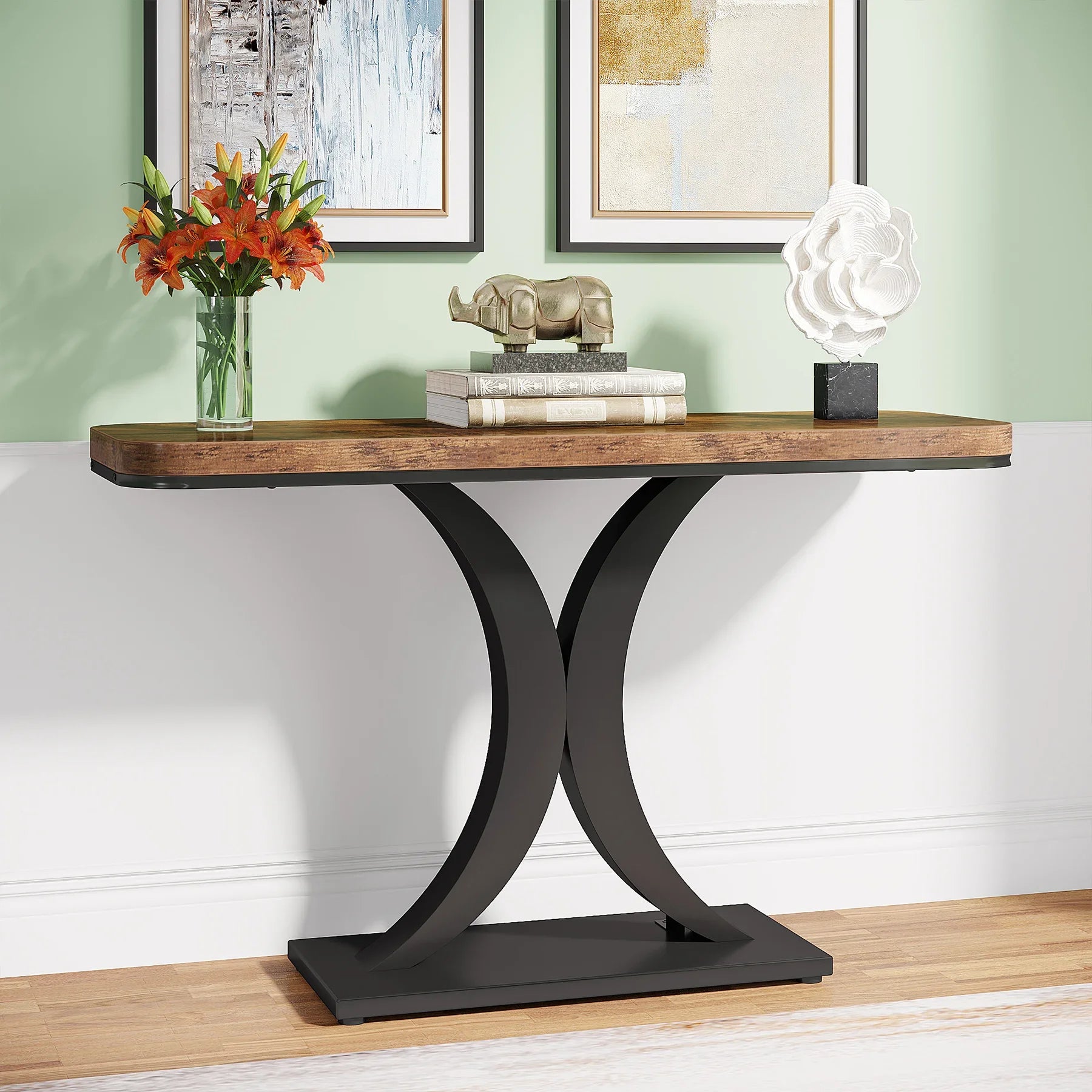 Industrial Geometric Console