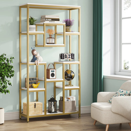 Geometric Metal Bookcase