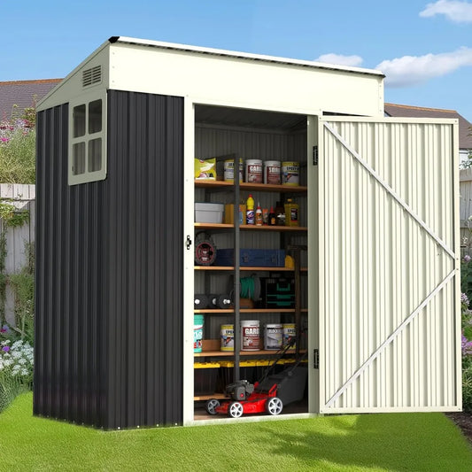 5×3 FT Compact Metal Storage Shed