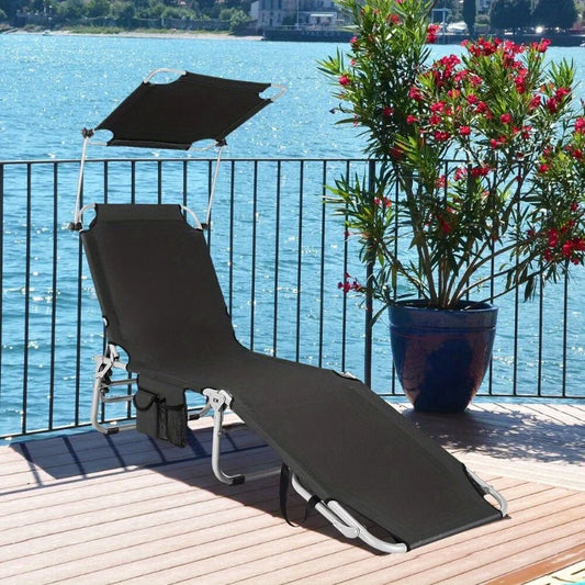 Foldable Sunshade Beach Chair