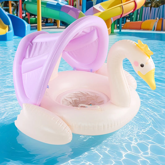 Inflatable Swan Swimming Float