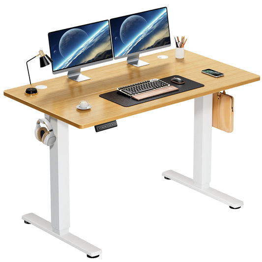 Electric Height Adjustable Standing Desk – 40x24 Inch