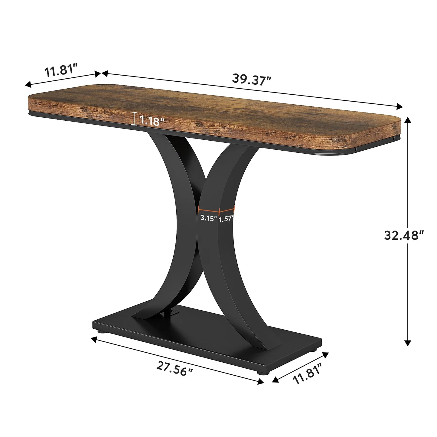 Industrial Geometric Console