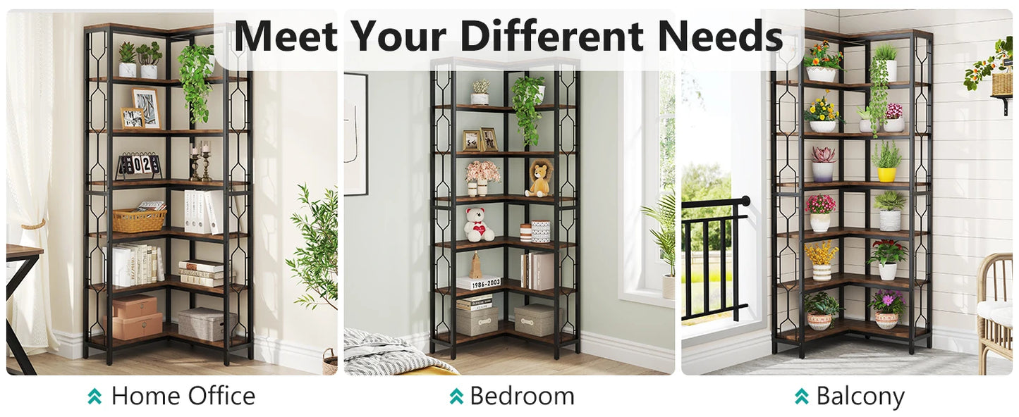 Industrial Corner Shelf