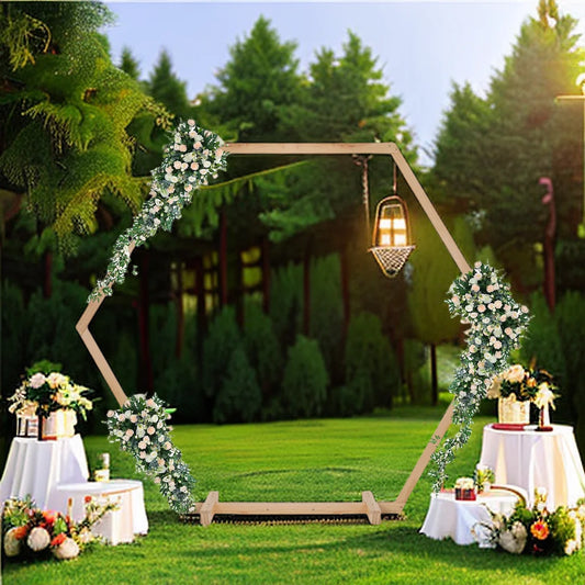 Rustic Wooden Wedding Arch