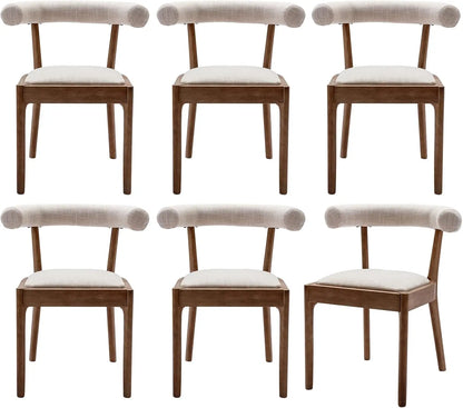 Curved Open Back Chair Set