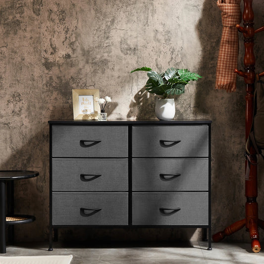 Fabric Drawer Nightstand