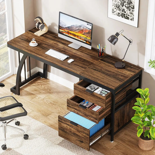 3‑Drawer Computer Desk