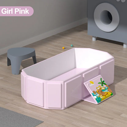 Thick foldable bathtub