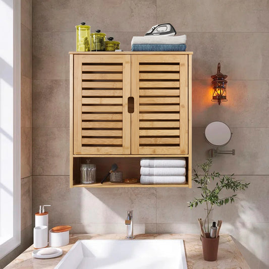Bamboo Wall Cabinet