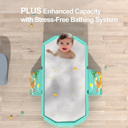 Thick foldable bathtub