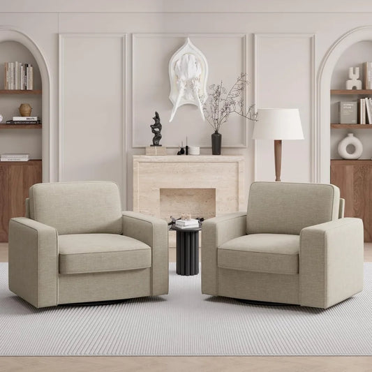 Swivel Accent Chair Set