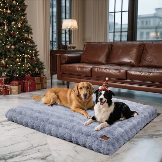 Fluffy Crate Bed for Extra Large Dogs