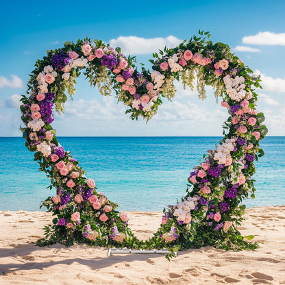 Heart-Shaped Wedding Arch Frame