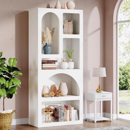 Geometric Arched Bookcase