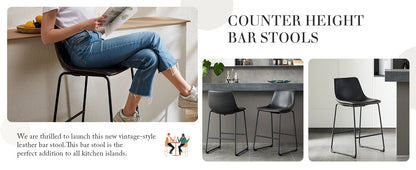 PU Leather Bar Stools