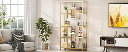 Geometric Metal Bookcase