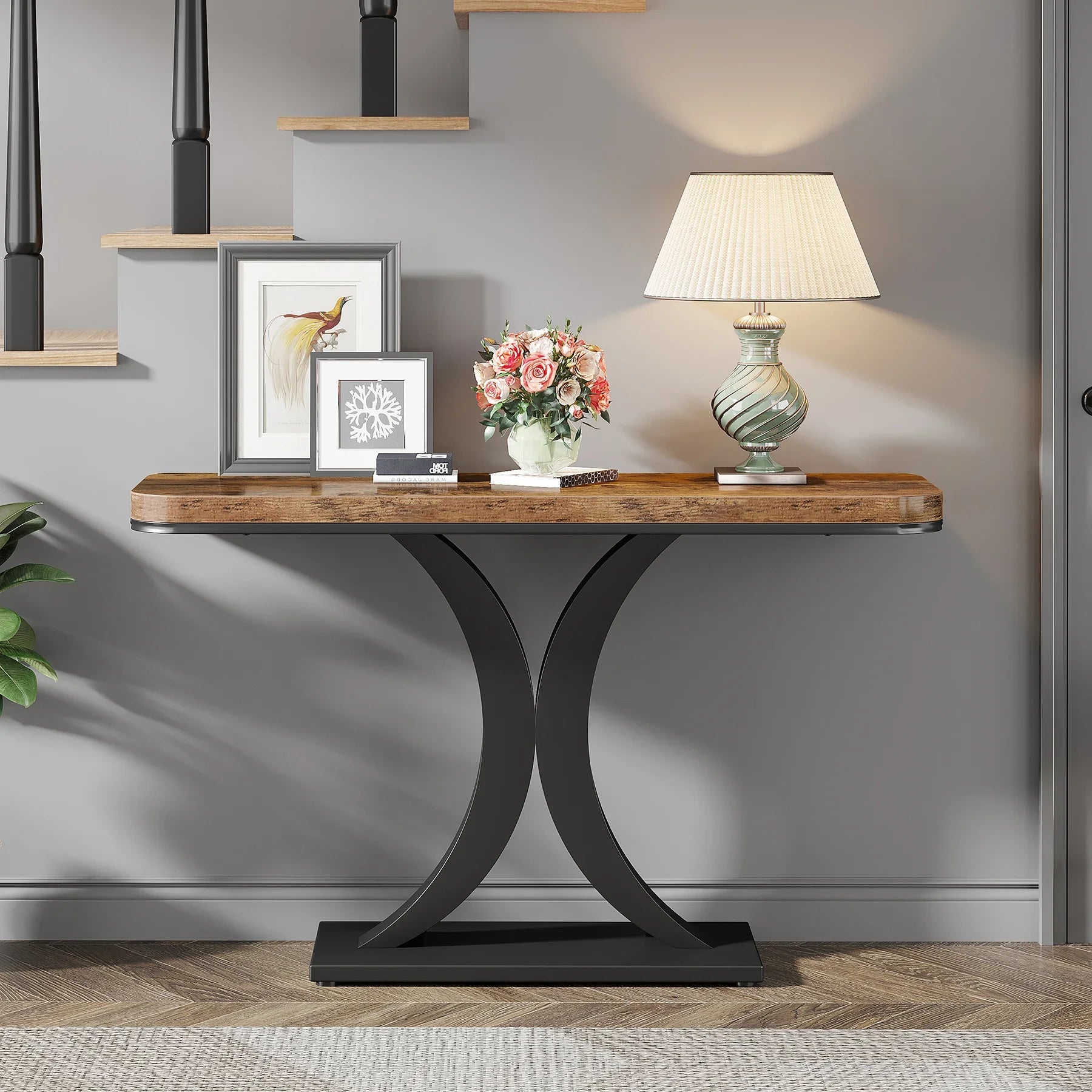 Industrial Geometric Console