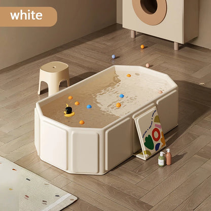 Thick foldable bathtub