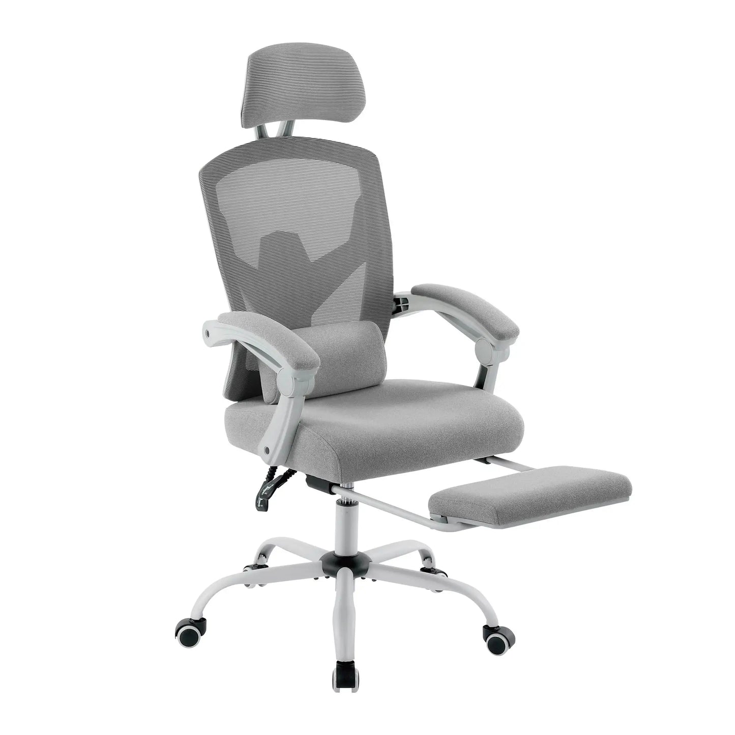 Ergonomic Reclining High Back Mesh Chair with Lumbar Support Pillow