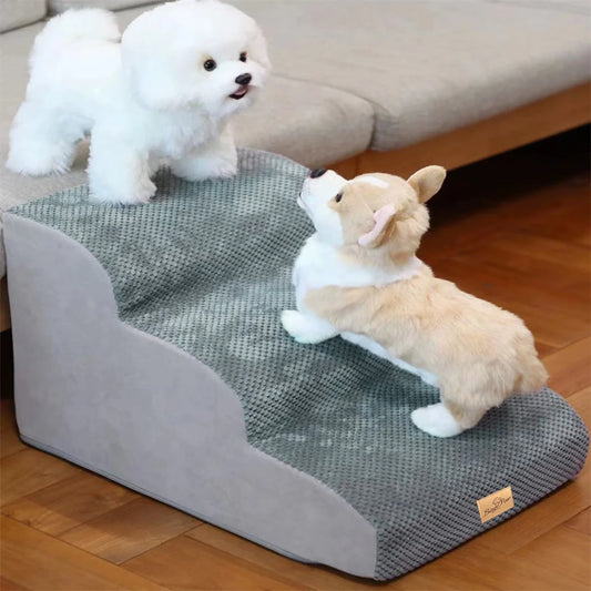 Foam Dog Stairs with Washable Cover