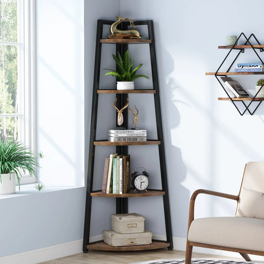 Corner Ladder Bookcase