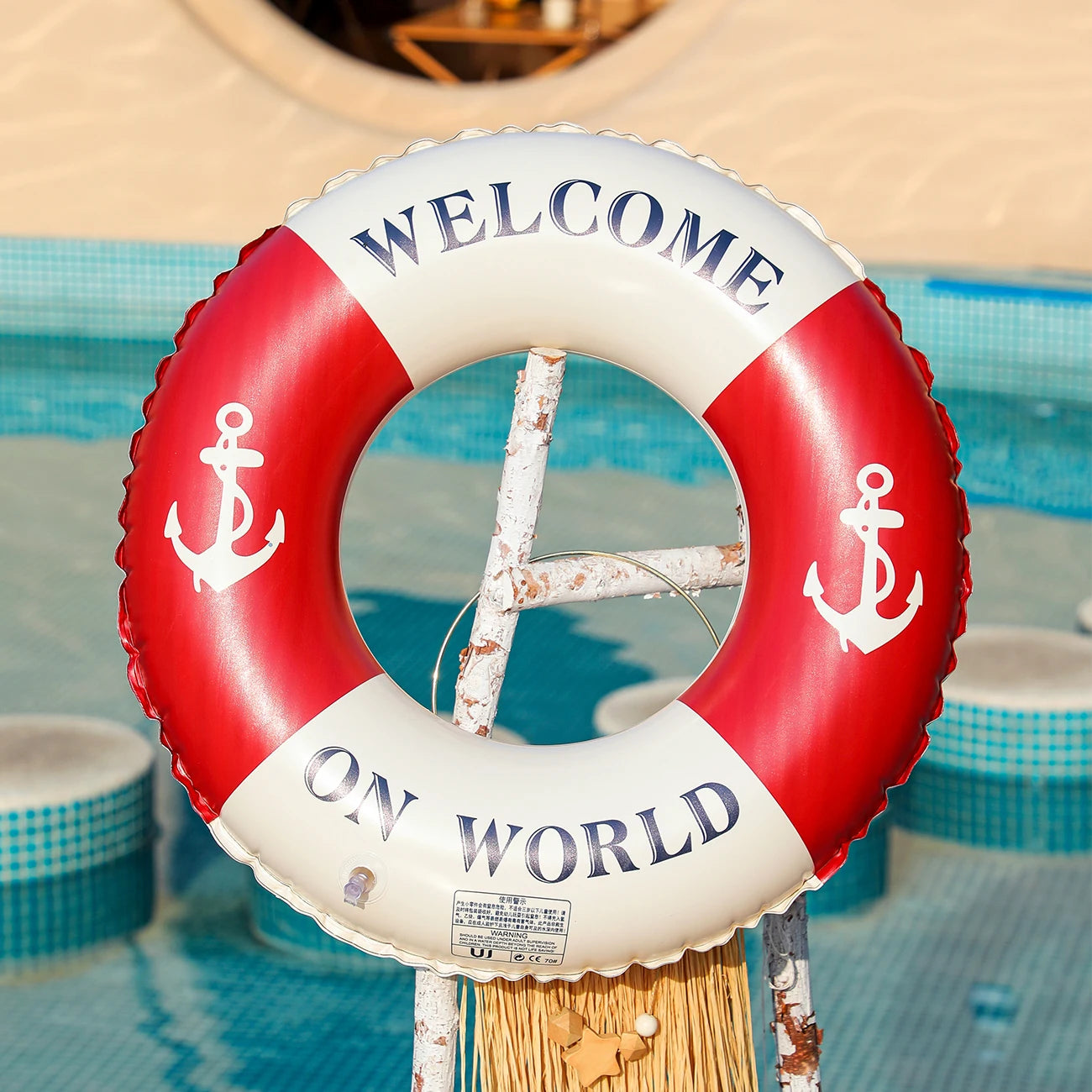 Retro Boat Anchor  Swimming Ring