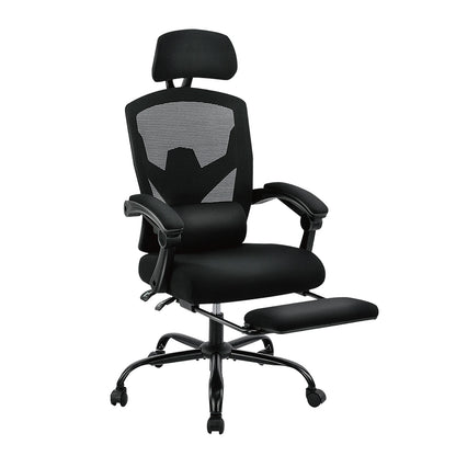 Ergonomic Reclining High Back Mesh Chair with Lumbar Support Pillow