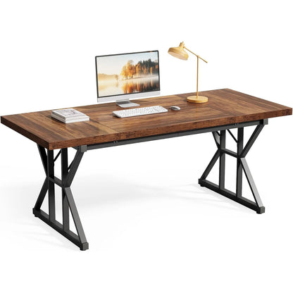 70.8‑Inch Farmhouse Desk