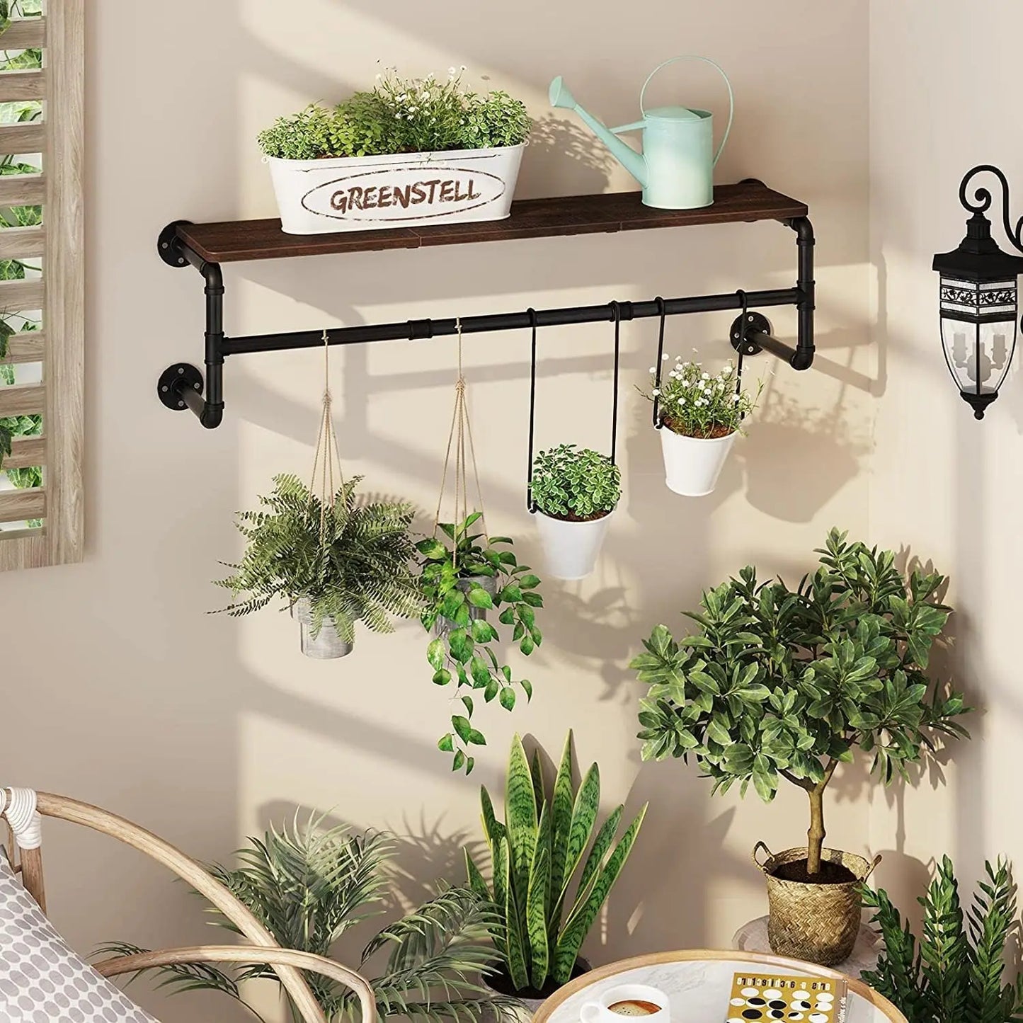 Industrial Wall Pipe Rack