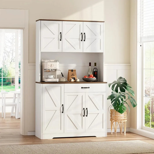 Tall Farmhouse Kitchen Cabinet