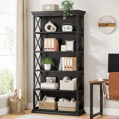 6 Tier Industrial Bookcase