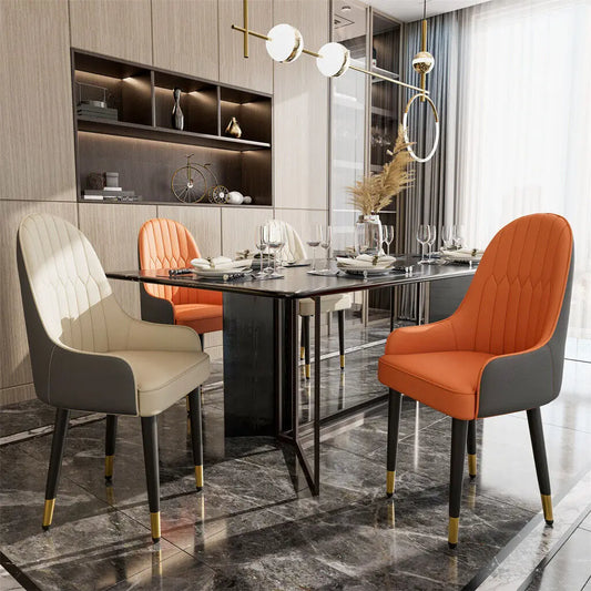 PU Leather Dining Chairs Set of 2