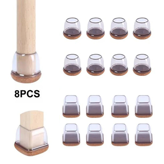 Table Chair Leg Protector Covers with Felt Pads