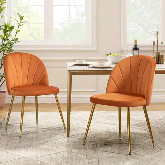 Velvet Accent Dining Chairs