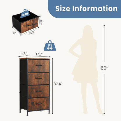 4-Drawer Bedroom Dresser