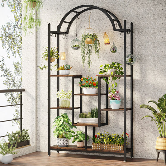Arched 5‑Tier Plant Stand