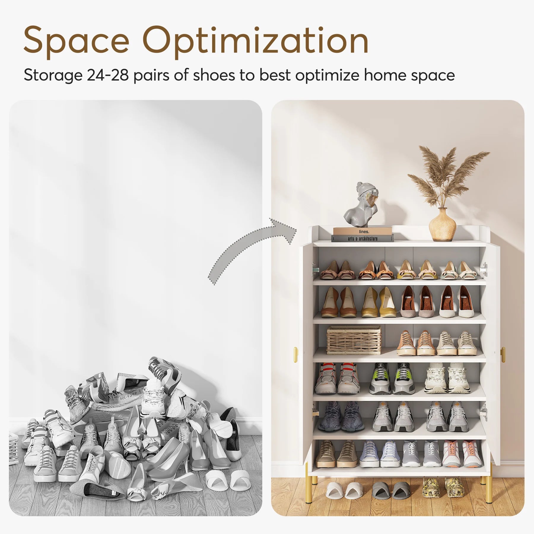 6-Tier Shoe Cabinet