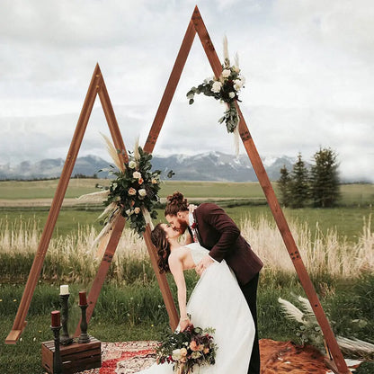 2-Pack Wooden Triangle Arch