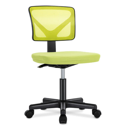 Mesh Armless Office Chair with Lumbar Support