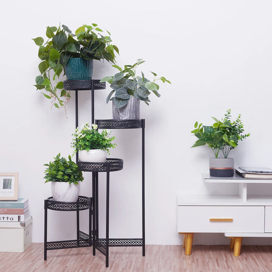 4‑Tier Metal Plant Stand