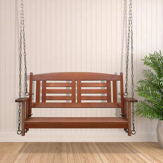 Wooden Porch Swing Bench