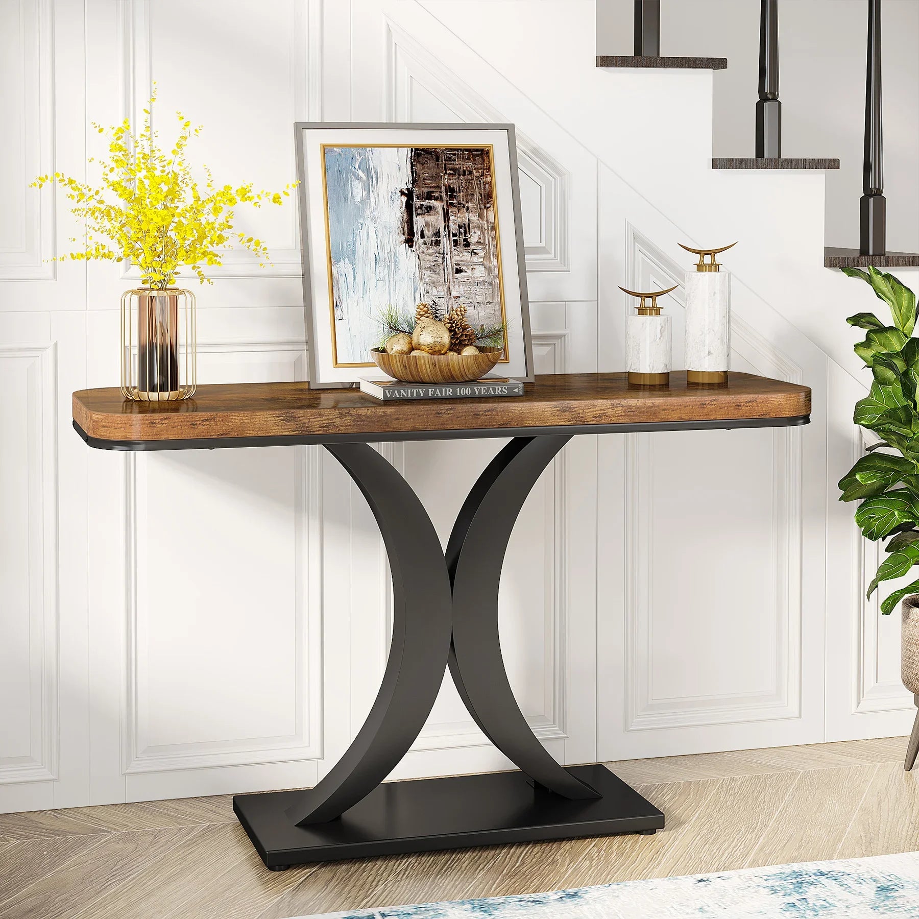 Industrial Geometric Console