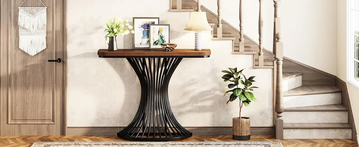 Industrial Console Table
