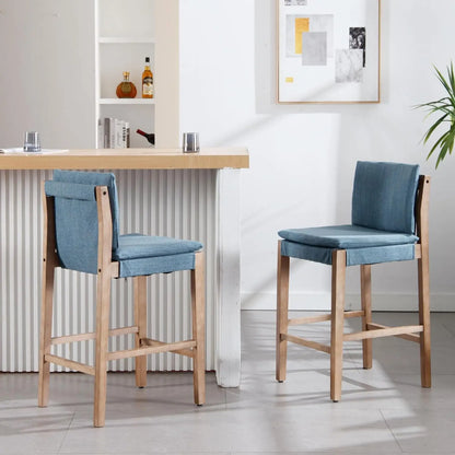 Farmhouse Linen Bar Stools