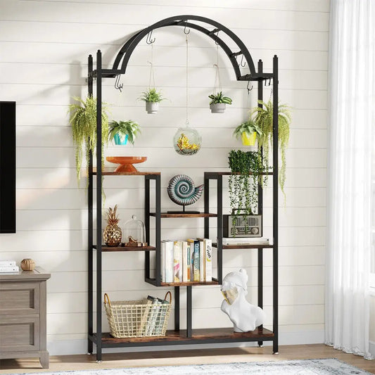 Arched Metal Plant Stand