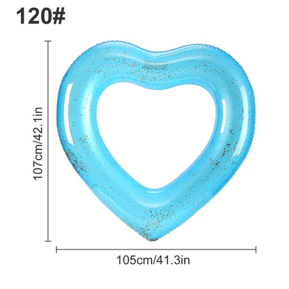 Inflatable Pool Floats Love Tube Rings