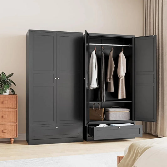 Metal Armoire Wardrobe