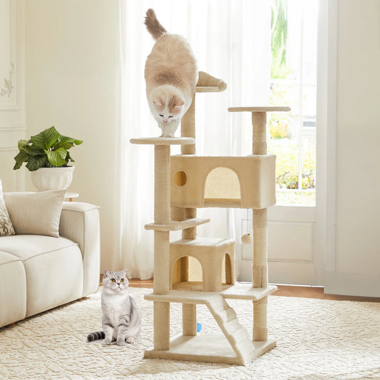 54in Tall Multi-Level Cat Tree