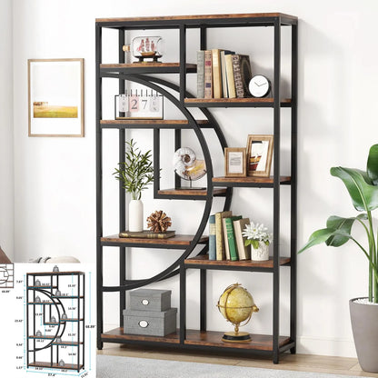 Industrial Etagere Bookcase